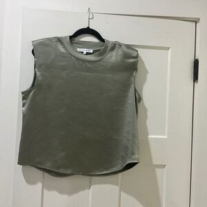 Melissa Nepton Green Silk Top